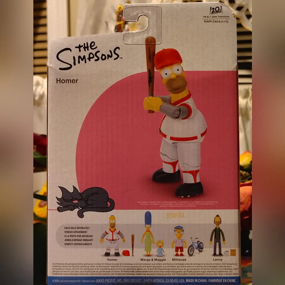 The Simpsons Homer Baseball Action Figure - Picture 2 of 2